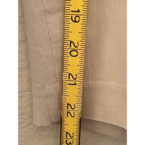 Lane Bryant Womens Beige Dress Capri Pants Size 20 Stretch Blend - Picture 8 of 9